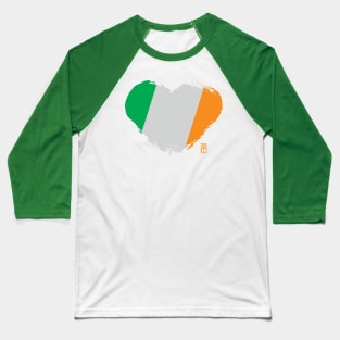 I love my country. I love Ireland. I am a patriot. In my heart, there is always the flag of Ireland. Baseball T-Shirt